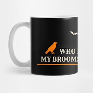 Halloween Who Broke My Broomstick Mug